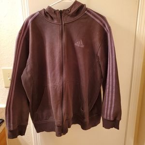 Adidas Men's Essentials Heavyweight Full-Zip Hoodie Black/Onix